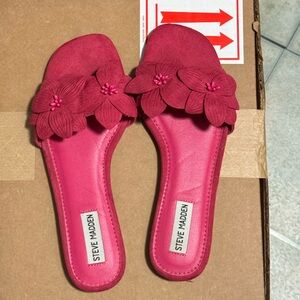 Steve Madden Floral Flag Sandals